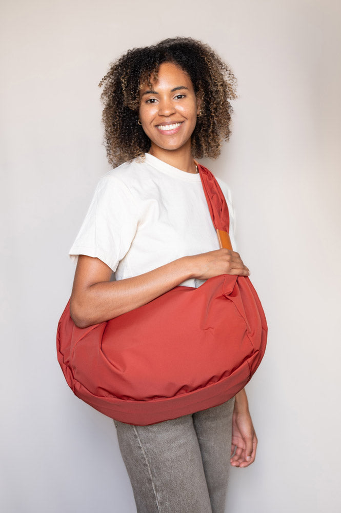PLUME BRICK-COLORED WEEKENDER