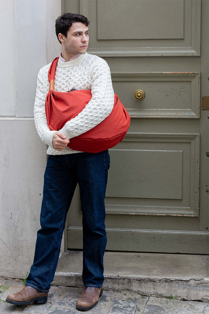 PLUME BRICK-COLORED WEEKENDER - New !