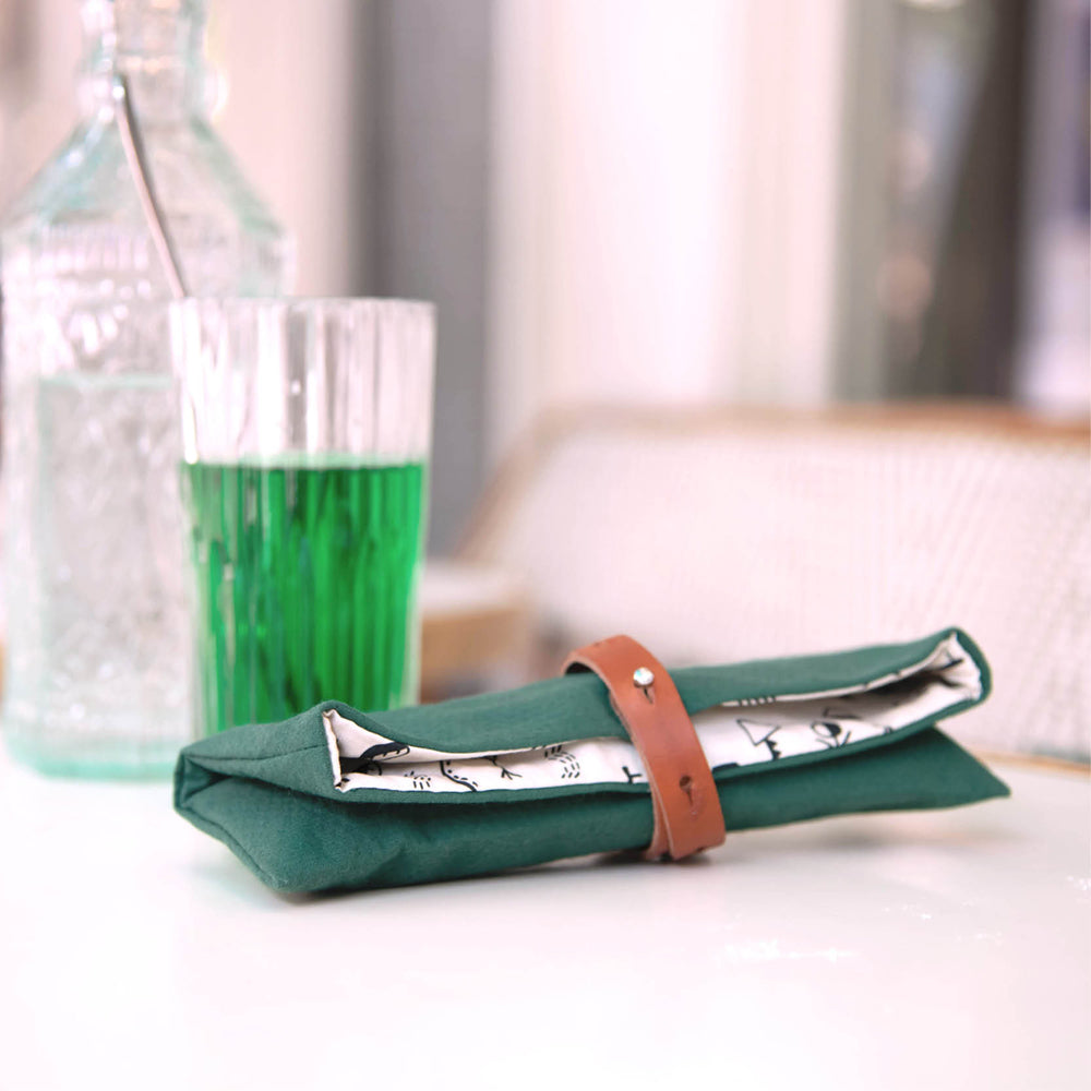 CYPRESS GREEN PENCIL CASE