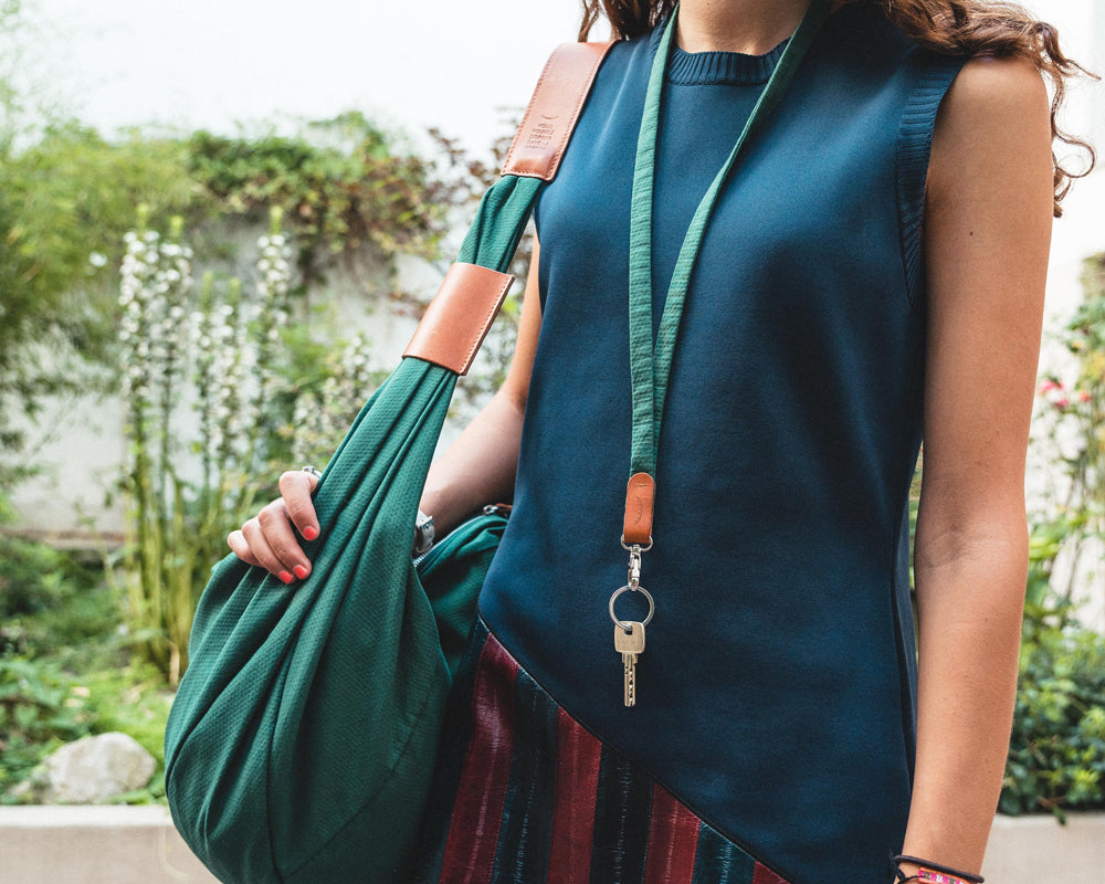CYPRESS GREEN LONG KEY RING