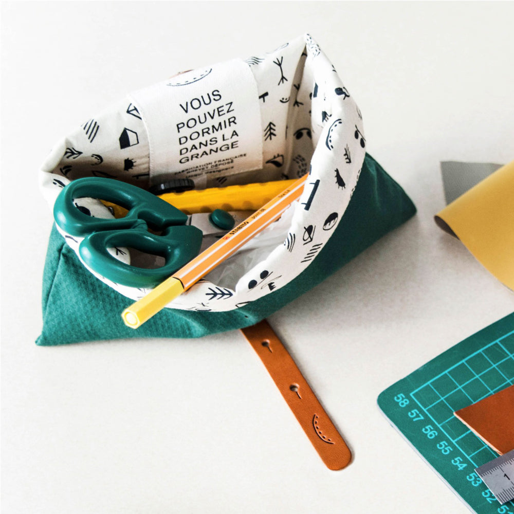 CYPRESS GREEN PENCIL CASE