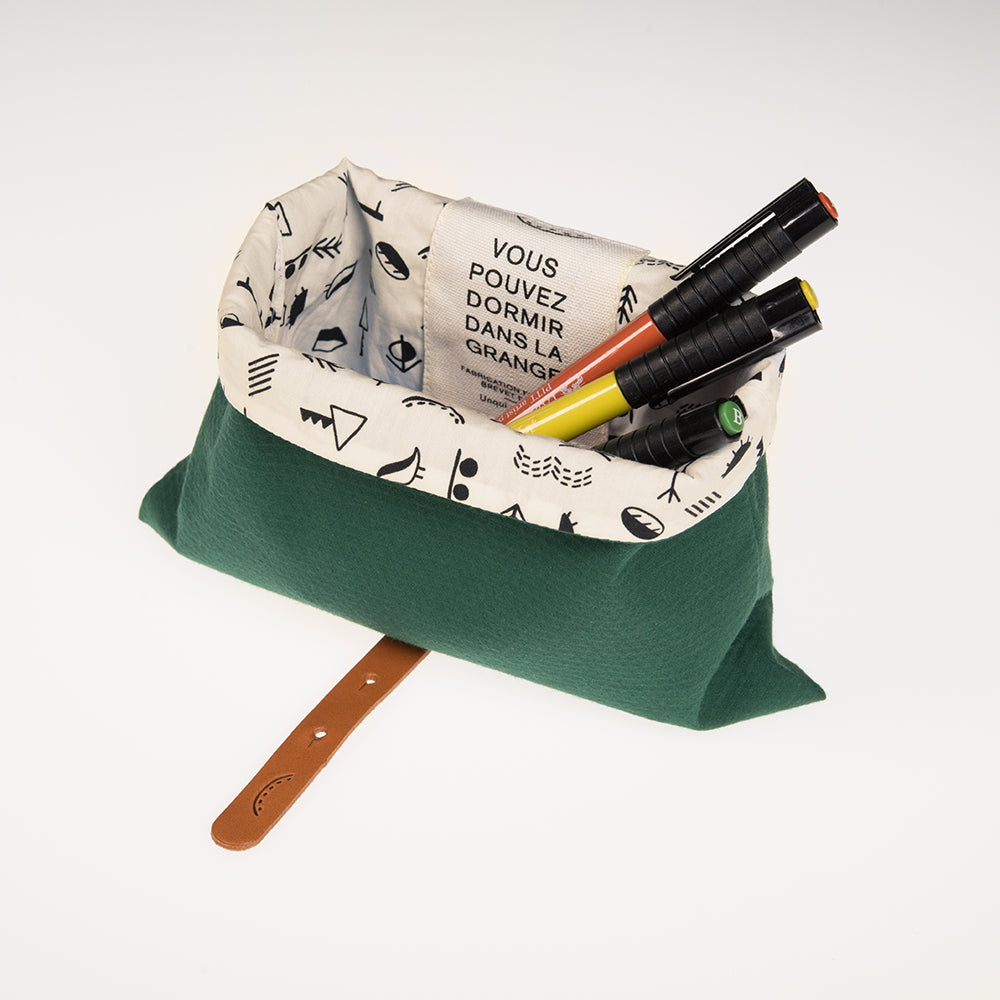 CYPRESS GREEN PENCIL CASE