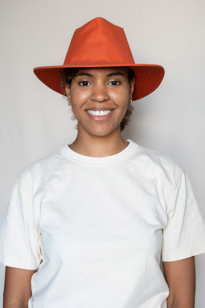 BURNT ORANGE HAT