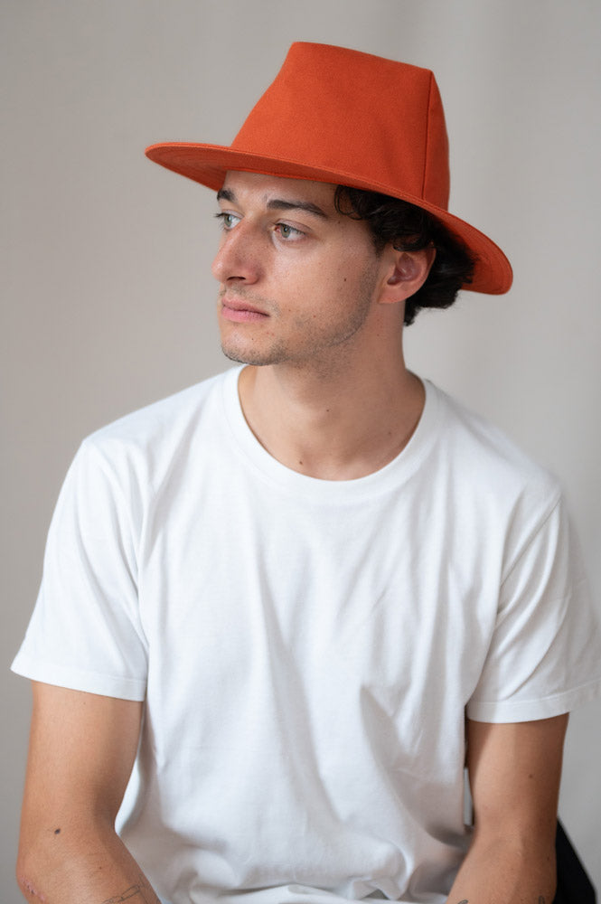 BURNT ORANGE HAT