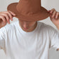 HAZELNUT-COLOURED HAT