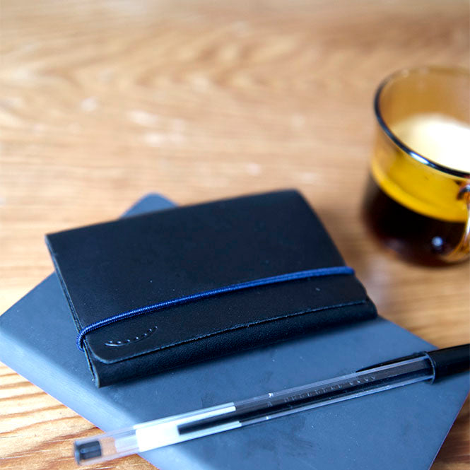 PORTEFEUILLE MINIMALISTE NOIR