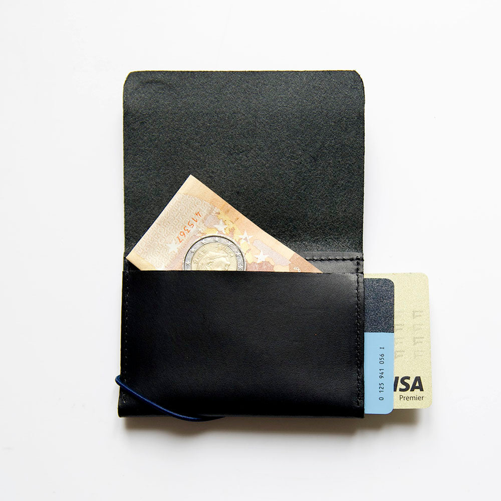 PORTEFEUILLE MINIMALISTE NOIR