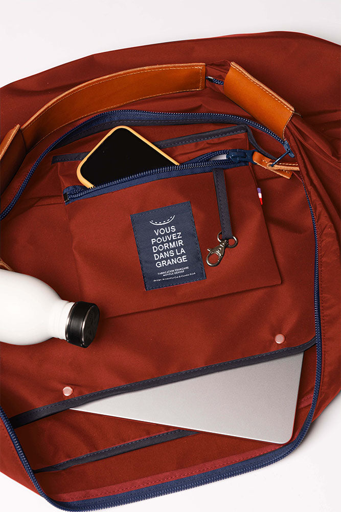 PLUME BRICK-COLORED WEEKENDER - New !