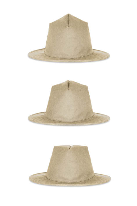 CREAM-COLOURED HAT
