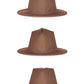 HAZELNUT-COLOURED HAT