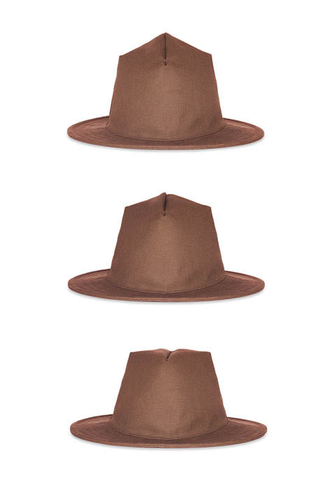 HAZELNUT-COLOURED HAT